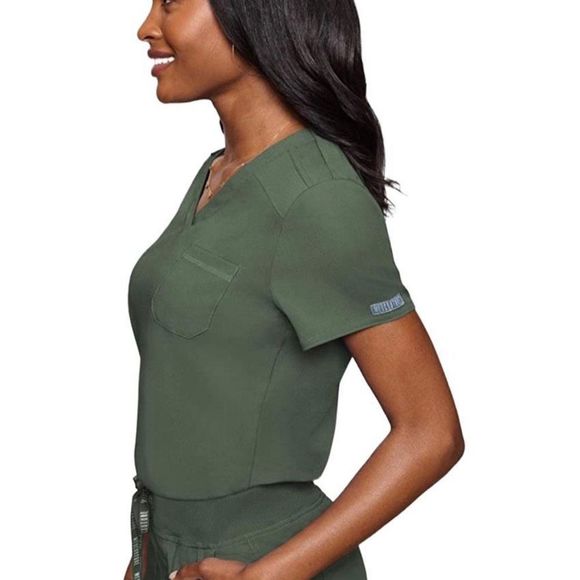 3 Piece Olive Scrub Set Sz Small - Picture 5 of 13